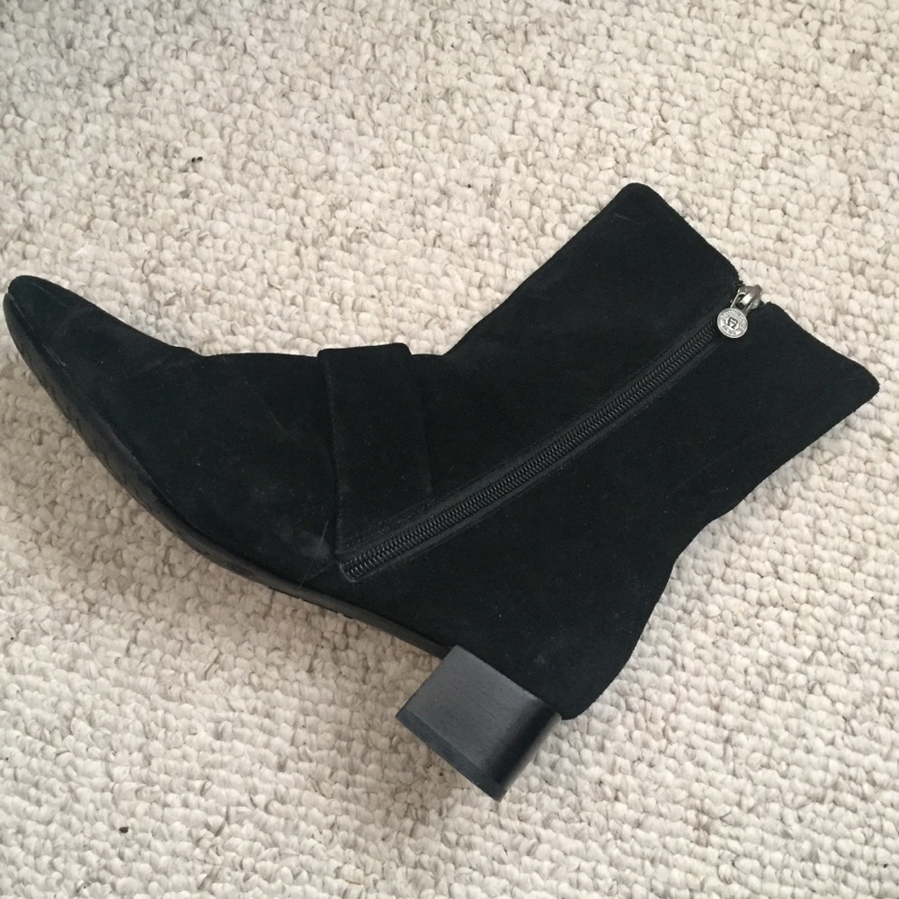 Aigner Suede Ankle Booties - Picture 4 of 6